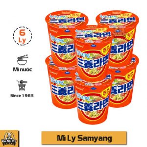 Mì Ly samyang - 6 ly - vua nội trợ