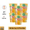 mì khô gà cay vị phô mai samyang - 6 ly