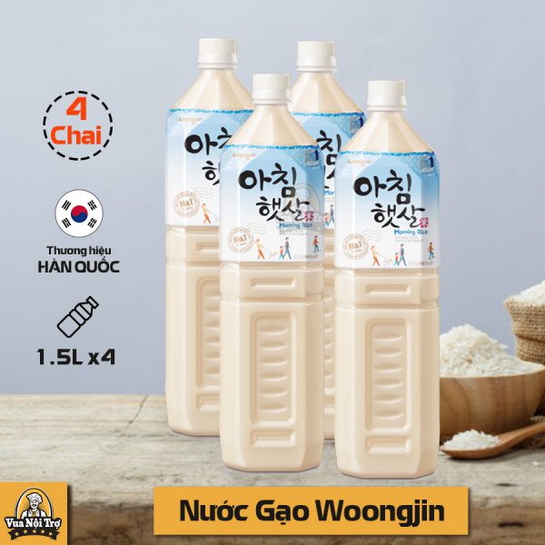 Nước gạo rang woongjin hàn quốc - Vua nội trợ - 4 chai